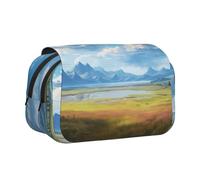WZYCWB Wide open prairie. Portable Pencil Case ideal for organizing pens in the office or storing makeup brushes
