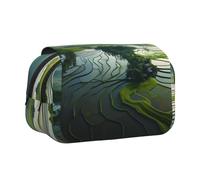 WZYCWB Wide rice fields Portable Pencil Case ideal for organizing pens in the office or storing makeup brushes