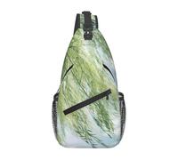 WZYCWB willow wadding Pattern Crossbody Bag - Lightweight Casual Travel Shoulder Bag