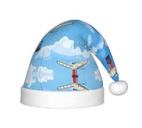 WZYCWB Wings in the sky Patterned Christmas Party Hat, Children's Class Activity Gift, Christmas Holiday Decoration Prop