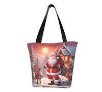WZYCWB winter Santa Claus Fashionable shoulder handbag, women's crossbody shoulder bag, suitable for weekend travel shopping shoulder bag