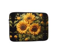 WZYCWB with the yellow sunflower 17 inch Printed laptop sleeve for 10-17-inch laptops, perfect for business, office, school, or university use.