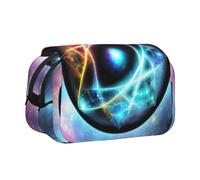 WZYCWB Wonderful Universe Printing Portable Pencil Case ideal for organizing pens in the office or storing makeup brushes