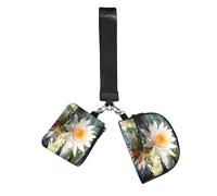 WZYCWB Wristlet Coin Purse Unisex Polyester Zip 10 x 12 cm Floral Print with 2 Compartments