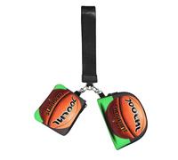 WZYCWB Wristlet Coin Purse Unisex Polyester Zip 10 x 12 x 3 cm Basketball Print with 2 Compartments