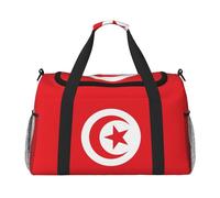 WZYCWB Wyoming State Flag Handheld travel bag weekend bag fitness yoga bag suitable for fitness and other scenarios, Tunisian Flag, One Size