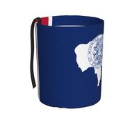 WZYCWB Wyoming State Flag Hanging car Trash can is Suitable for Many Types of Cars. It is Practical and Convenient, and is Simply The Perfect Partner for Driving.