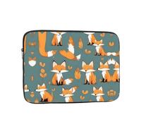 WZYCWB Yellow fox 13 inch Laptop sleeve compatible with 10-17-inch laptops. A lightweight, portable, and stylish accessory.