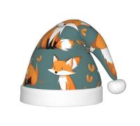 WZYCWB Yellow fox Print Christmas Party Hat, Children's Class Activity Gift, Christmas Holiday Decoration Prop