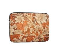 WZYCWB yellow leaf 12 inch Laptop sleeve compatible with 10-17-inch laptops. A lightweight, portable, and stylish accessory.