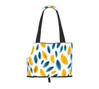 WZYCWB Yellow Mango Pattern Printed Pet Shoulder Bag - Lightweight, Breathable Travel Small Pet Shoulder Bag