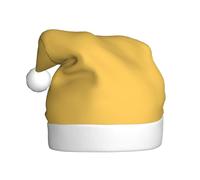 WZYCWB yellow Printed Santa Hats - Perfect for Christmas Eve, New Year's Eve, and Holiday Parties