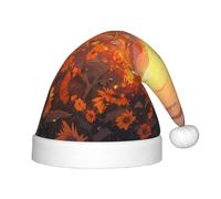 WZYCWB Yellow sunflowers at sunset Print Christmas Party Hat, Children's Class Activity Gift, Christmas Holiday Decoration Prop