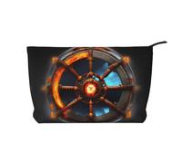 WZYCWB Yin Yang Shield Printed Travel Cosmetic Bag, Perfect for Business Trips and Vacations.