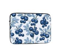 WZYCWB Yummy blueberries. 13 inch Laptop sleeve compatible with 10-17-inch laptops. A lightweight, portable, and stylish accessory.