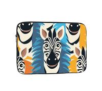 WZYCWB zebra head 15 inch Laptop sleeve compatible with 10-17-inch laptops. A lightweight, portable, and stylish accessory.