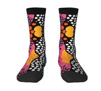 WZYCWB Zebra Polka Dot 2 Black-1 Print Mid-Calf Socks, Elastic Sports Socks, Suitable for Running, Fitness, and Daily Workouts