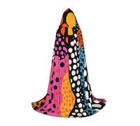 WZYCWB Zebra Polka Dot S Patterned Hooded Cape Cosplay Costume - Holiday Party Costume Props