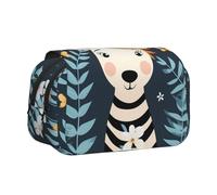 WZYCWB zebra print Portable Pencil Case ideal for organizing pens in the office or storing makeup brushes