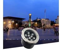 WZYDYDY LED Buried Garden Light Outdoor Waterproof AV85V~265V Embedded Landscape Patio Ground Lamp,7 Colors,9 Power(D,3W)