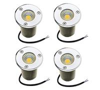 WZYJLyds Embedded Underground Light LED 3W Landscape Lights IP67 Waterproof Buried Lights for Garden, Outdoor, Terrace(White light,220V)