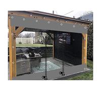 WZYJLyds Gazebo Transparent Tarpaulin Side Panels, with Zip, Outdoor PVC Vinyl Waterproof Clear Tarp Curtains, Splicing Tarpaulin for Pergola Patio Porch Carport Canopies(400x230cm(13.1 * 7.5ft))