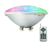 WZYJLyds RGBW PAR56 Pool Bulbs, LED Swimming Pool Underwater Light 12V Waterproof IP68 W/Remote for Inground Pool Certificate CE ROHS FCC(Size:45W)