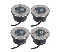 WZYJLyds Ultra-thin LED Decking Light Terrace Floor Underground Light IP67 Waterproof Very Suitable for Garden, Outdoor, Courtyard Use (Color : Cold White, Voltage : 110-230V)
