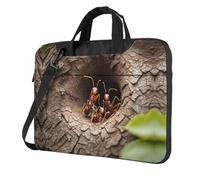 WZYWHJ 13 inch Ants in tree hole Printing Laptop Bag - with Soft Interior, Multiple Pockets - Ideal for Men, Travel and Business