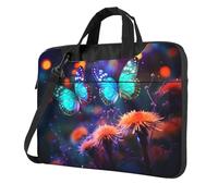 WZYWHJ 13 inch Butterflies in Dreams Prints Laptop Bag - with Soft Interior, Multiple Pockets - Ideal for Men, Travel and Business