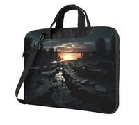 WZYWHJ 13 inch Dark skies Printed Laptop Bag - with Soft Interior, Multiple Pockets - Ideal for Men, Travel and Business
