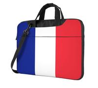 WZYWHJ 13 inch French flag Prints Laptop Bag - with Soft Interior, Multiple Pockets - Ideal for Men, Travel and Business