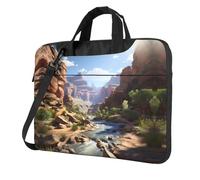 WZYWHJ 13 inch Grand Canyon Prints Laptop Bag - with Soft Interior, Multiple Pockets - Ideal for Men, Travel and Business