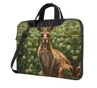 WZYWHJ 13 inch Koala in the clover Printing Laptop Bag - with Soft Interior, Multiple Pockets - Ideal for Men, Travel and Business