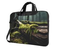 WZYWHJ 13 inch Moss on dead wood Printed Laptop Bag - with Soft Interior, Multiple Pockets - Ideal for Men, Travel and Business