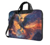 WZYWHJ 13 inch Phoenix Nirvana Prints Laptop Bag - with Soft Interior, Multiple Pockets - Ideal for Men, Travel and Business
