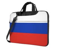 WZYWHJ 13 inch Russian Flag Prints Laptop Bag - with Soft Interior, Multiple Pockets - Ideal for Men, Travel and Business