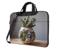 WZYWHJ 13 inch Succulent vase Printed Laptop Bag - with Soft Interior, Multiple Pockets - Ideal for Men, Travel and Business