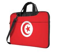WZYWHJ 13 inch Tunisian flag Prints Laptop Bag - with Soft Interior, Multiple Pockets - Ideal for Men, Travel and Business