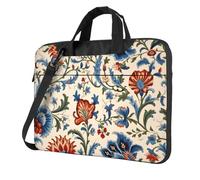 WZYWHJ 14 inch antique orientalist art Pattern Laptop Bag - with Soft Interior, Multiple Pockets - Ideal for Men, Travel and Business
