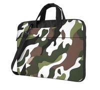 WZYWHJ 14 inch Camouflage Pattern Laptop Bag - with Soft Interior, Multiple Pockets - Ideal for Men, Travel and Business