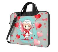 WZYWHJ 14 inch Cute loving boy Prints Laptop Bag - with Soft Interior, Multiple Pockets - Ideal for Men, Travel and Business