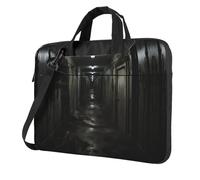 WZYWHJ 14 inch Horrible corridor Printing Laptop Bag - with Soft Interior, Multiple Pockets - Ideal for Men, Travel and Business