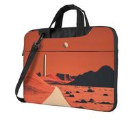 WZYWHJ 14 inch Martian Highway Prints Laptop Bag - with Soft Interior, Multiple Pockets - Ideal for Men, Travel and Business