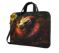 WZYWHJ 14 inch The giant forest python Printed Laptop Bag - with Soft Interior, Multiple Pockets - Ideal for Men, Travel and Business