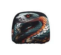 WZYWHJ 3D Snake Printed Seat Head Pillowcase Car Truck General Motors Parts Protective Cover one Pack
