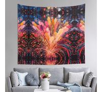 WZYWHJ A beautiful night sky with twinkling Printing Indoor Decor Tapestry 60x51 in : Soft, Quality and lightweight Suitable for wall hanging tapestries