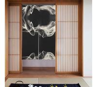 WZYWHJ A wisp of Smoke Prints Curtains - Versatile Room Dividers for Home, Office, Kitchen, Bathroom - Stylish and Functional Curtain 34 x 56 in