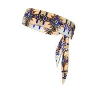 WZYWHJ Aboriginal Painting Picture Headbands,Sports Head Tie,Headband for Men and Women,Hair Band for Running Workout Football