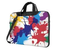 WZYWHJ abstract paint splat Picture Ultra-thin portable single-shoulder laptop bag 13 inch computer accessories soft shockproof for laptops